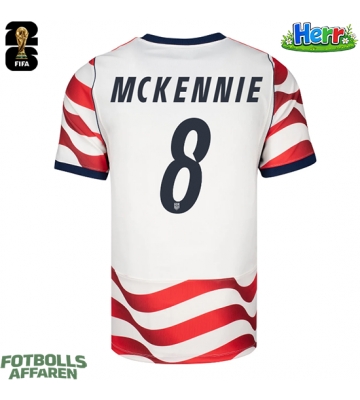 Förenta stater Weston McKennie #8 Hemmatröja VM 2026 Kortärmad